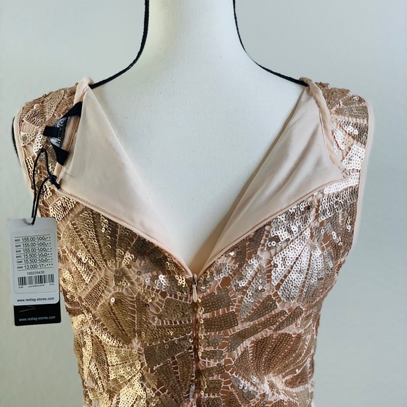 Belle Contrast Sequin Chiffon Bridesmaid Dress, size US 10 - Picture 12 of 16